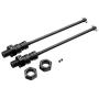 JVSISM 2PCS CVD Set Drive Shaft EA1061 for JLB Racing Cheetah 1/10 Brushless RC Car Parts Accessories