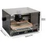 Desktop CNC Router Machine 3018-SE V2 with Transparent Enclosure, 3-Axis Engraving Milling Machine for Wood Acrylic Plastics Metal Resin Carving Arts and crafts DIY Design Desktop CNC Router Machine 3018-SE V2 with Transparent Enclosure, 3-Axis Engraving Milling Machine for Wood Acrylic Plastics Metal Resin Carving Arts and crafts DIY Design