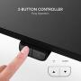 Flexispot Standing Desk Height Adjustable Desk Electric Sit Stand Desk 48 x 24 Inches Home Office Desks with Splice Board (Black Frame + Black Top)