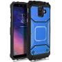 Compatible with Samsung Galaxy A6 2018, Feather Light Aluminum Metal Rugged Cover, Defender Case for Samsung Galaxy A6 SM-A600A 2018 [Value Bundle] (Blue)