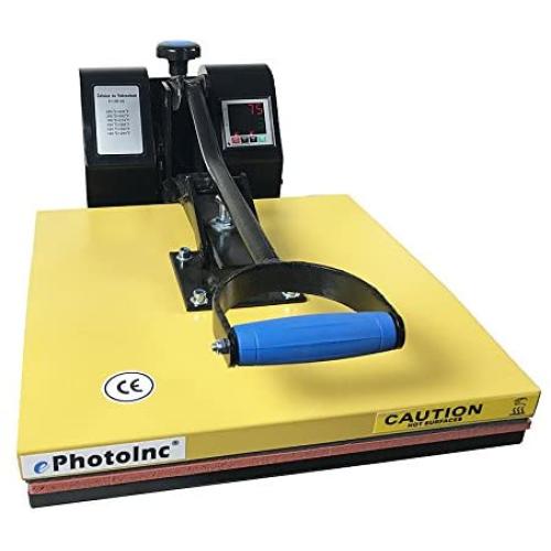 ePhotoInc New 15'' X 15'' Clamshell Heat Press T-Shirt Digital Transfer Sublimation Machine EPH15Y