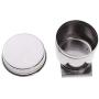 3 Piece Single Dipper Palette Cups Stainless Steel Palettes Container Cup with Clip and Lid fit for Drawing