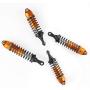 Hosim Shock Absorber Front & Rear, Aluminum Alloy Assembled Springs Damper for 1/10 Traxxas Slash 4x4 4WD RC Cars Upgrades Option Parts - 4PCS (Gold)