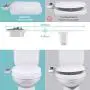 Bidet Attachment - SAMODRA Non-electric Cold Water Bidet Toilet Seat Attachment with Pressure Controls,Retractable Self-cleaning Dual Nozzles for Frontal & Rear Wash - Black Bidet Attachment - SAMODRA Non-electric Cold Water Bidet Toilet Seat Attachment with Pressure Controls,Retractable Self-cleaning Dual Nozzles for Frontal & Rear Wash - Black