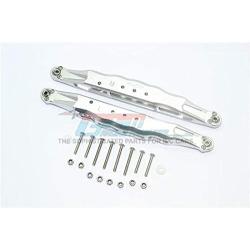 GPM Losi 1:10 Baja Rey / Rock Rey Upgrade Parts Aluminum Rear Lower Trailing Arms - 1Pr Set Silver