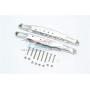 GPM Losi 1:10 Baja Rey / Rock Rey Upgrade Parts Aluminum Rear Lower Trailing Arms - 1Pr Set Silver