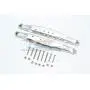 GPM Losi 1:10 Baja Rey / Rock Rey Upgrade Parts Aluminum Rear Lower Trailing Arms - 1Pr Set Silver