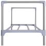 HOMEFORT Shoe Rack Metal Shoe Tower Shoe Storage Organizer Unit Entryway Shelf Stackable Cabinet with Durable Metal Shelves (4-Tier, Grey)