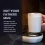 Nomodo Trio Wireless Qi-Certified Fast Charger with Mug Warmer/Drink Cooler