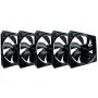 Apevia CF512S-BK 120mm 4pin & 3pin Black Silent Case Fan (5-pk)