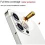 Hoerrye For Iphone 12 Pro Max Camera Lens Protector Bling, Metal Full Cover + Tempered Glass Circle Screen Protection For Iphone 6.7 Accessories-Diamond