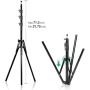 LimoStudio LED Ring Light 18-inch Diameter with Height 71.5'' Tripod Stand, Phone Holder, Mount Adapter, Bluetooth Remote Shutter with Strap, AGG1451