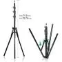 LimoStudio LED Ring Light 18-inch Diameter with Height 71.5'' Tripod Stand, Phone Holder, Mount Adapter, Bluetooth Remote Shutter with Strap, AGG1451