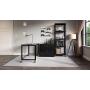 Office Dimensions 21647 Black RTA 48'' Wide Mobile Metal Desk Workstation Home Office Collection, 29.5'' x 48'' x 24''
