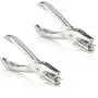 Swingline 1 Hole Punch, Hole Puncher, 5 Sheet Punch Capacity, Classic, Chrome, 2-Pack (74005)