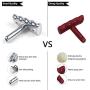 Sukemichi Heavy Metal T Handle Gear Shifter Knob for Jeep Wrangler JK 2012-2017 Dodge Charger Challenger Compass