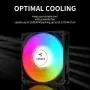 upHere 120mm Case Fan High Airflow Rainbow LED for Computer Cases Cooling,3-Pack,NK12CF3-3 upHere 120mm Case Fan High Airflow Rainbow LED for Computer Cases Cooling,3-Pack,NK12CF3-3