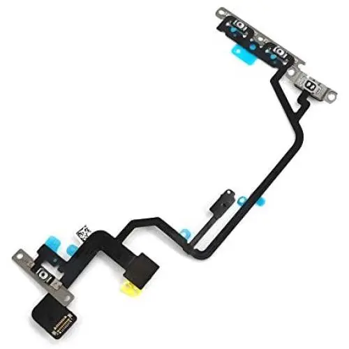 E-REPAIR Volume Button Silent Switch Flex Cable Pre-Installed Metal Bracket Holder Replacement for iPhone X E-REPAIR Volume Button Silent Switch Flex Cable Pre-Installed Metal Bracket Holder Replacement for iPhone X