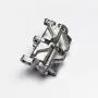1/35 Workable Metal HVSS T80 Track 165-Link Set with Pins for U.S. M4A3 Sherman M50 M51 Super Sherman Tank Model Kit