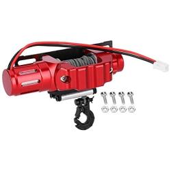 Demeras RC Metal Winch,1/10 Scale Crawler Winch Metal RC Winch Spare Upgrade Parts for 1/10 RC Rock Tracked Car