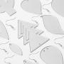 NUORUI 18 Pieces Earring Cutting Dies Metal Earring Die Cuts for Leather Earrings DIY Crafts