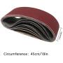 KALIM 3x18-Inch Sanding Belt, 18 Pack (3 Each of 60, 80, 120, 180, 240, 400 Grits) Aluminum Oxide Belt, Premium Sandpaper for Portable Belt Sander, Woodworking, Metal Polishing