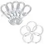 JEWMAY Metal Swivel Lanyard Snap Hook with Key Rings Keychain Hooks for Lanyard Key Rings Crafting JEWMAY Metal Swivel Lanyard Snap Hook with Key Rings Keychain Hooks for Lanyard Key Rings Crafting