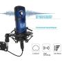 USB Microphone Kit 192KHZ/24BIT Plug & Play MAONO AU-A04 USB Computer Cardioid Mic Podcast Condenser Microphone with Professional Sound Chipset for PC Karaoke, YouTube, Gaming Recording