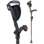 Crutches- Latest Generation Ergobaum by Ergoactives. 1 Pair of The''Pain Reduction'' Crutches