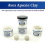 Aves Apoxie Air Dry Modeling Clay for Professionals - Self Hardening Modeling Clay, Waterproof Sculpting Clay Made for Detail - No Cracking Modeling Clay - 2 Part Epoxy Clay for Sculpting, White (1 Lb)