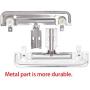 Siwdoy W10712395 Dishwasher METAL Rack Adjuster Kit Compatible with Whirlpool Dishwasher Replaces PS10065979 AP5957560 W10350375 W10250159