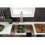 Moen 5923BLS Align One Handle Pre-Rinse Spring Pulldown Kitchen Faucet, Black Stainless