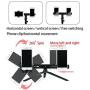 XINJUE Straight Double Head Bracket, DV Rack, Camera Bracket, Fill Light Crossbar, Camera Light Bracket， LED Fill Light Crossbar, Metal Crossbar。