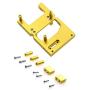 EAPTS RC Car Bracket,RC Crawler Bracket, Aluminum Alloy Servo Fixed Mount Bracket for WPL C24 C14 B16 B36 1/16 RC Car MN D90 99s Upgrade Metal Spare Parts Car Accessories RC Parts Kit
