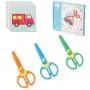 Plastic Safety Scissors, Toddlers Training Scissors, Pre-school Training Scissors and Offices Scissors (3pcs) Kids Paper-Cut (60 Sheets) Plastic Safety Scissors, Toddlers Training Scissors, Pre-school Training Scissors and Offices Scissors (3pcs) Kids Paper-Cut (60 Sheets)
