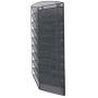 Klickpick Office 10 Sections Hanging Files Wall Mounted Metal Mesh Document File Organizer Magazine Holder Rack Organizer Multipurpose Use to Display Files, Magazine, Newspapers- Gray