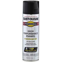 Rust-Oleum 7578838 Enamel Spray Paint, 15 Oz, Flat Black