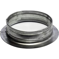 Vent Systems 8'' inch Air Vent Duct Connector Flange Straight Ventilation Pipe Metal Ducting Connector Plate for Cooling Heating Ventilation System HVAC 8'' inch