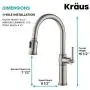 Kraus KPF-1682SFS Sellette Single Handle Pull-Down Kitchen Faucet, Spot Free Stainless Steel Kraus KPF-1682SFS Sellette Single Handle Pull-Down Kitchen Faucet, Spot Free Stainless Steel
