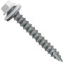 #14 Metal Roofing Screws: (250) Screws x 2'' Brite White Hex Head Sheet Metal Roof Screw. Self Starting/Tapping Metal to Wood Sheet Metal siding Screws - EPDM Washer. for Corrugated Roofing