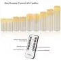 Vinkor Flameless Candles Battery Operated Candles 4'' 5'' 6'' 7'' 8'' 9'' Set of 9 Ivory Real Wax Pillar LED Candles with 10-Key Remote and Cycling 24 Hours Timer Vinkor Flameless Candles Battery Operated Candles 4'' 5'' 6'' 7'' 8'' 9'' Set of 9 Ivory Real Wax Pillar LED Candles with 10-Key Remote and Cycling 24 Hours Timer