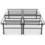Zinus Casey 18-Inch SmartBase Mattress Foundation | 4'' High Extra for under bed storage | No box spring required | King,OLB-SB13-18K,Black