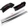 2Pcs Outer Rocker Panels + 2Pcs Cab Corners Protector Replacement For Chevy Silverado GMC Sierra 4 Door Extended Cab 1999-2007 Set