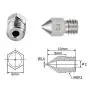 10 Pcs Mk8 0.4 mm/ 1.75 mm 3D Printer Nozzles, Hardened Stainless Steel Extruder Nozzles with 3 Pcs Nozzle Cleaning Needles for Makerbot, Creality Cr-10, Ender 3, Ender3 Pro 10 Pcs Mk8 0.4 mm/ 1.75 mm 3D Printer Nozzles, Hardened Stainless Steel Extruder Nozzles with 3 Pcs Nozzle Cleaning Needles for Makerbot, Creality Cr-10, Ender 3, Ender3 Pro