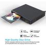 LP-099 Multi Region Code Zone Free PAL/NTSC HD DVD Player CD Player with HDMI AV Output & Remote & USB 2.0 & MIC Input - Compact Design