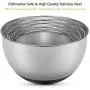 X-Chef Stainless Steel Bowls with Lids, Mixing Storage Bowl Set of 5 with Measurement, Stackable & Non-slip (1, 2, 2.5, 3.5, 4.5 QT) X-Chef Stainless Steel Bowls with Lids, Mixing Storage Bowl Set of 5 with Measurement, Stackable & Non-slip (1, 2, 2.5, 3.5, 4.5 QT)