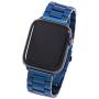 Miniseas Band Compatible with Apple Watch Band 38mm 42mm Stainless Steel Wristband Metal Buckle Clasp Strap Replacement Bracelet for iWatch Series 5/4/3/2/1 40mm 44mm (Blue, 38MM-40MM)