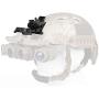 SC Night Vision Goggles NVG Mount for L4G24 Tactical Helmet Parts, Rhino Mount Full Metal CNC Aluminum PVS15/18 Tactical Helmet Mount Black