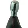 Shift Knob Boot Cover Combo Gunmetal Red Stitch 5-Speed Manual Transmission Shift Knob Boot Cover Combo Gunmetal Red Stitch 5-Speed Manual Transmission