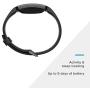 Fitbit Inspire HR Heart Rate and Fitness Tracker, One Size (S and L Bands Included), 1 Count